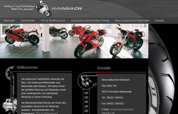 Vorschau von www.motorradtechnik-hainbach.de, Motorradtechnik Hainbach