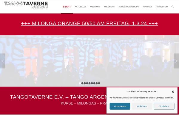 Vorschau von tangotaverne.de, Tango Argentino - TangoTaverne e.V.