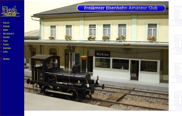 Vorschau von www.feac.ch, FEAC Freiämter Eisenbahn Amateur Club, Wohlen (AG)