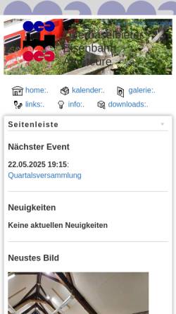 Vorschau der mobilen Webseite www.oea.ch, OEA Oberbaselbieter Eisenbahn Amateure, Liestal
