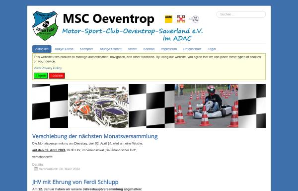 Vorschau von www.msc-oeventrop.de, MSC Oeventrop-Sauerland e.V.