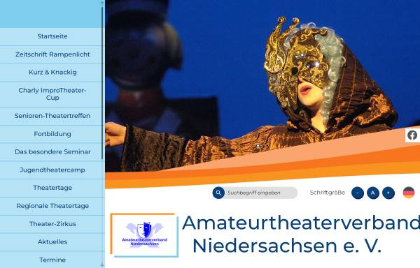 Vorschau von www.amateurtheater-niedersachsen.de, Amateurtheaterverband Niedersachsen e.V.