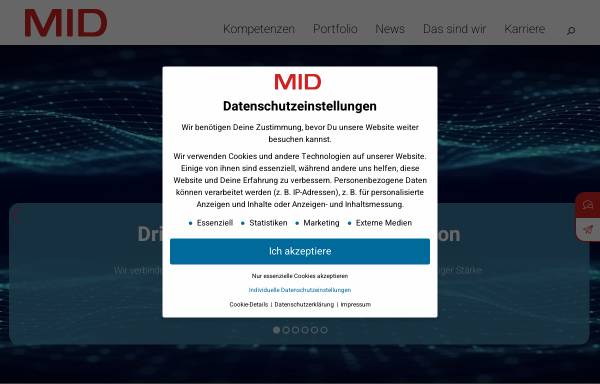 Vorschau von www.mid.de, MID GmbH