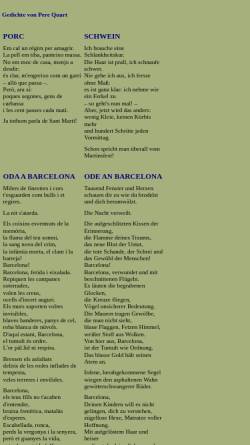 Vorschau der mobilen Webseite www.jbeilharz.de, Schwein, Ode an Barcelona, Noah