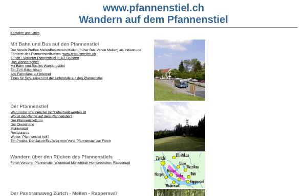 Vorschau von www.pfannenstiel.ch, Wandern auf dem Pfannenstiel