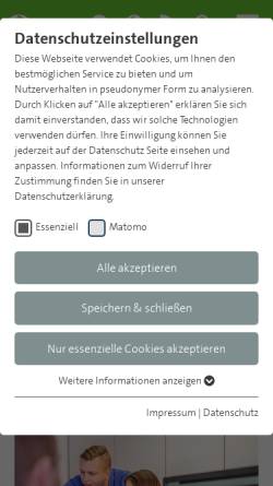 Vorschau der mobilen Webseite www.hs-fulda.de, Hochschul- und Landesbibliothek (HLB) Fulda