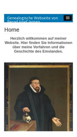 Vorschau der mobilen Webseite www.berndjosefjansen.de, Jansen, Bernd Josef