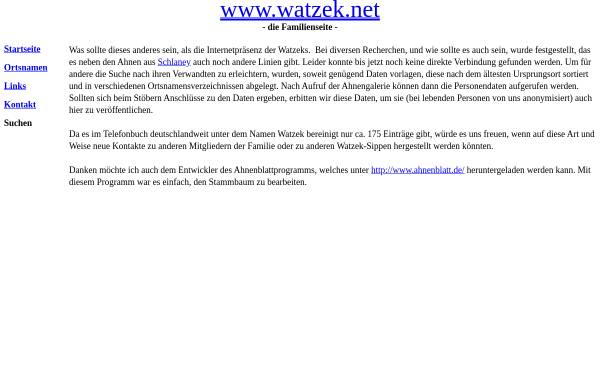Vorschau von www.watzek.net, Watzek