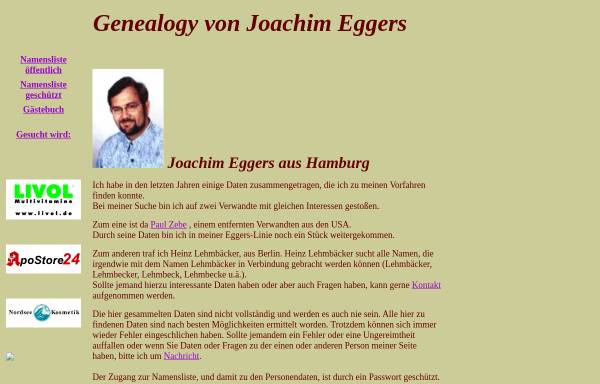 Vorschau von www.eggersnet.de, Eggers, Joachim