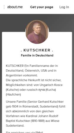 Vorschau der mobilen Webseite www.kutschker.de, Kutschker