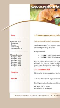 Vorschau der mobilen Webseite www.zuechterkongress.ch, Züchterkongress