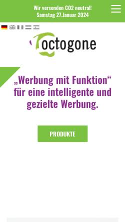 Vorschau der mobilen Webseite www.octogone.de, Octogone GmbH
