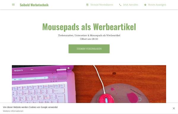 Vorschau von seibold-werbetechnik.business.site, Seibold Mousepads - Andreas Seibold Werbetechnik & Siebdruck