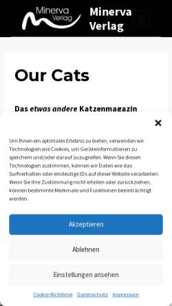 Vorschau der mobilen Webseite www.our-cats.de, Our Cats