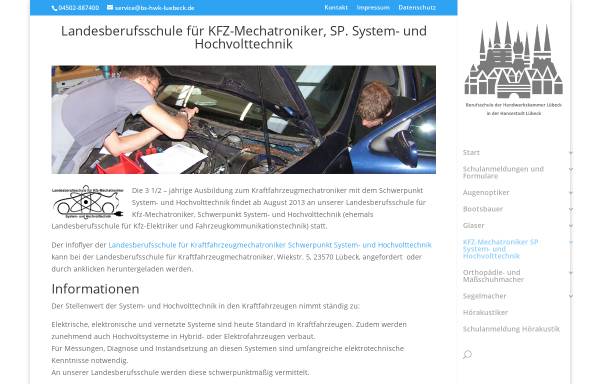 Vorschau von www.lbs-kfztechnik.de, KFZ-Mechatroniker