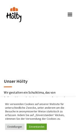 Vorschau der mobilen Webseite www.hoelty-gymnasium.de, Hoelty-Gymnasium Wunstorf