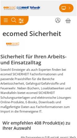 ecomed Sicherheit