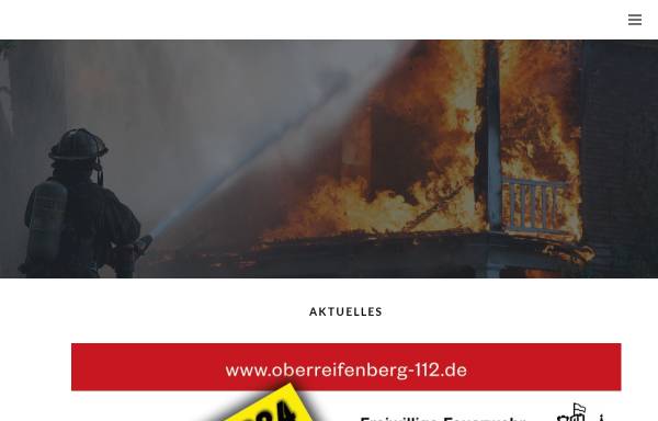 Vorschau von www.oberreifenberg-112.de, Freiwillige Feuerwehr Oberreifenberg/Ts.