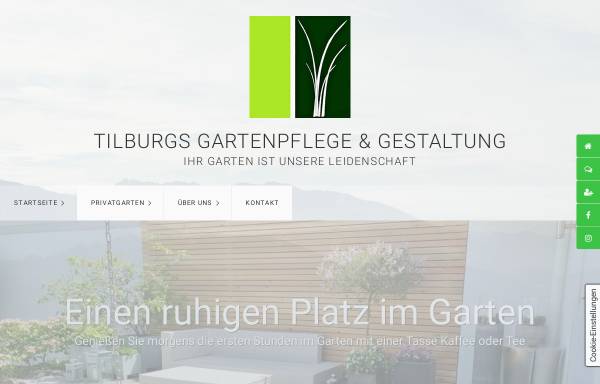 Vorschau von www.tilburgs.de, Tilburgs Garten und Landschaftsbau