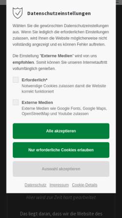 Vorschau der mobilen Webseite fkpg.de, Der Freundeskreis der Panzergrenadiertruppe e.V.