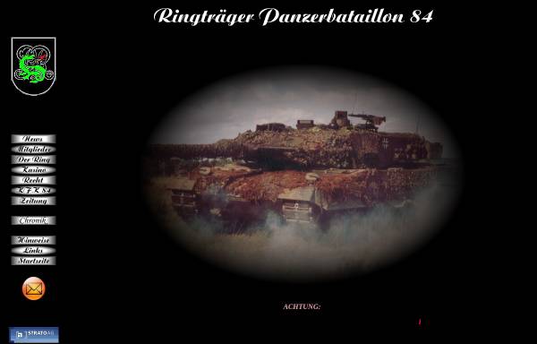 Vorschau von www.ring84.de, Ringträger Panzerbataillon 84 Lüneburg