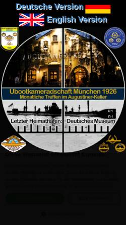 Vorschau der mobilen Webseite uk-muenchen.de, Ubootkameradschaft München 1926