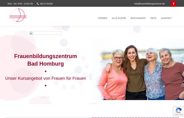Vorschau von www.frauenbildungszentrum.de, Frauenbildungszentrum Bad Homburg e.V.