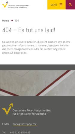 Forschungsinstitut für öffentliche Verwaltung Speyer