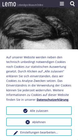Vorschau der mobilen Webseite www.dhm.de, Baluschek, Hans (1870-1935)