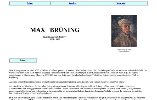 Brüning, Max (1887-1968)