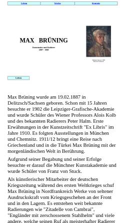 Vorschau der mobilen Webseite www.kunstbruening.de, Brüning, Max (1887-1968)