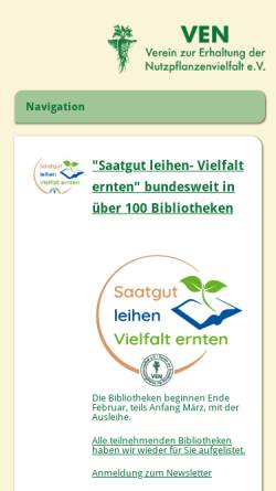 VEN Verein zur Erhaltung der Nutzpflanzenvielfalt