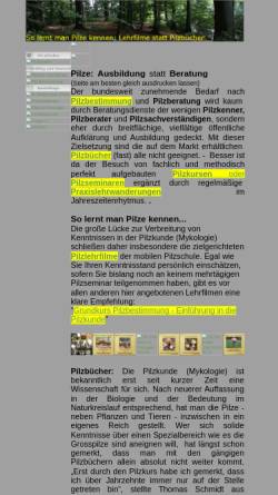 Vorschau der mobilen Webseite www.pilzfreundetreff.de, Pilzfreundetreff - die mobile Pilzschule