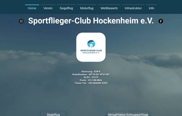 Vorschau von www.sfc-hockenheim.de, Sportfliegerclub Hockenheim
