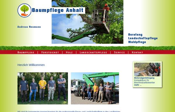 Vorschau von baumpflege-anhalt.de, Neumann, Andreas - Baumpflege Anhalt