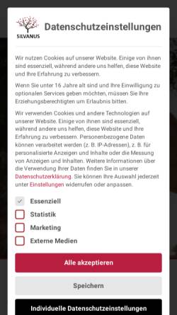 Vorschau der mobilen Webseite www.baumkletterprofi.de, Silvanus, Frank
