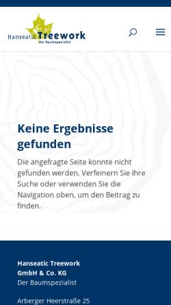 Vorschau der mobilen Webseite www.phtree.de, Die Kletterer - Hanseatic Treework