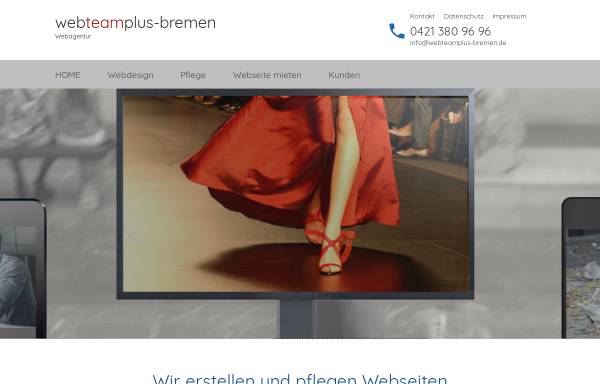 Vorschau von webteamplus-bremen.de, Webteamplus - Klaus Meyer-Bernitz