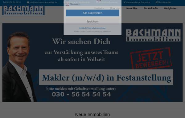 Vorschau von bachmann-immobilien.de, Bachmann Immobilien GmbH