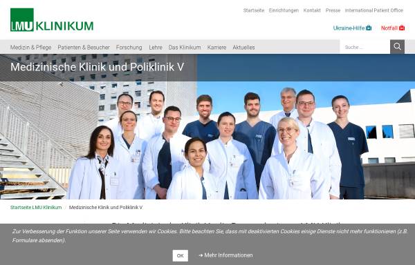 Vorschau von pneu.klinikum.uni-muenchen.de, Pneumologie
