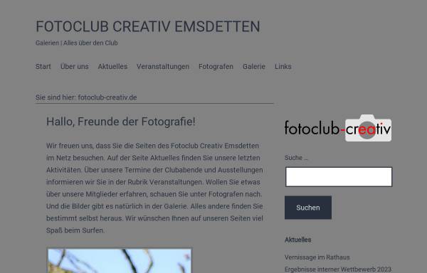 Vorschau von www.fotoclub-creativ.de, Fotoclub-Creativ Emdetten
