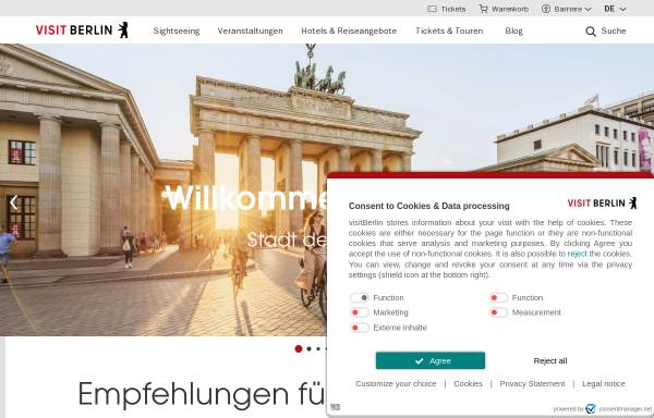 Vorschau von www.visitberlin.de, Berlin Erleben