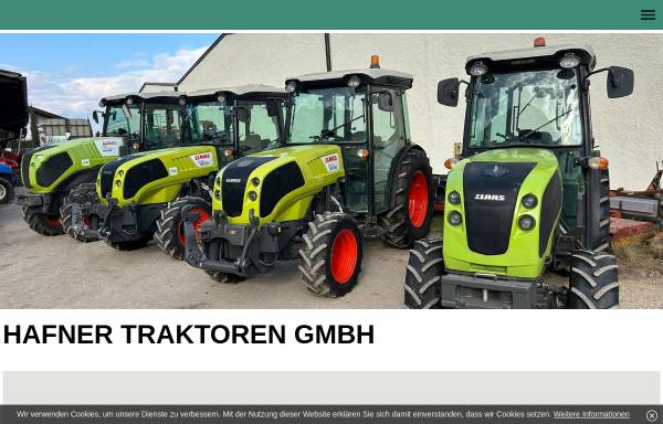 Vorschau von www.hafnertraktoren.com, Hafner Traktoren GmbH