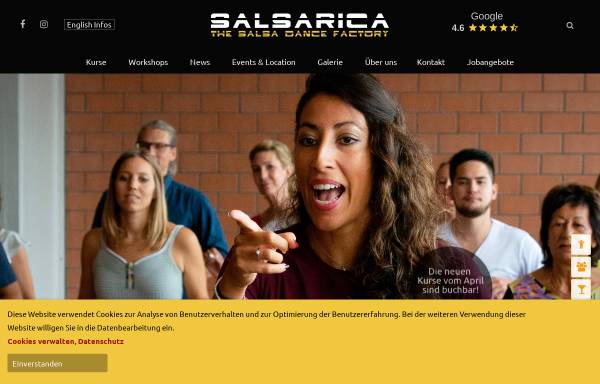 Vorschau von www.salsarica.ch, SalsaRica