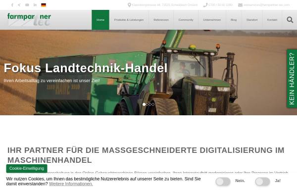 Vorschau von farmpartner-tec.com, Farmpartner-tec GmbH