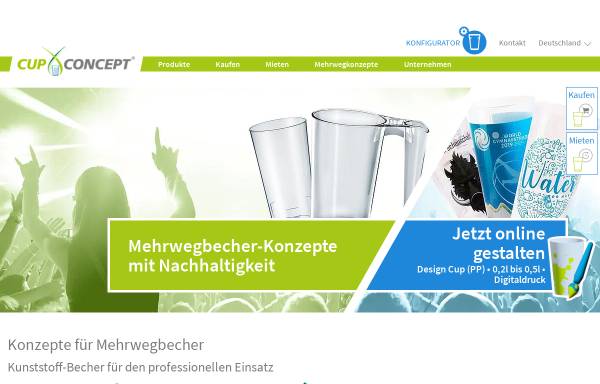 Vorschau von cupconcept.com, CUP CONCEPT Mehrwegsysteme GmbH