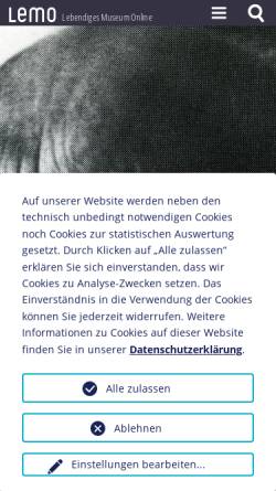 Vorschau der mobilen Webseite www.dhm.de, Biographie: Emil Nolde, 1867-1956