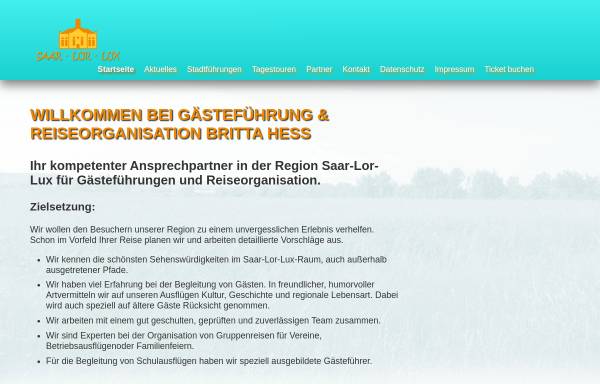 Vorschau von www.saar-lor-lux-reisen.com, SaarLorLux Reisen Britta und Arno Hess