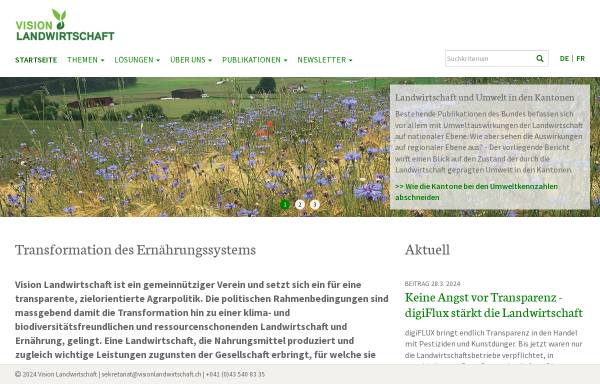 Vorschau von www.visionlandwirtschaft.ch, Vision Landwirtschaft