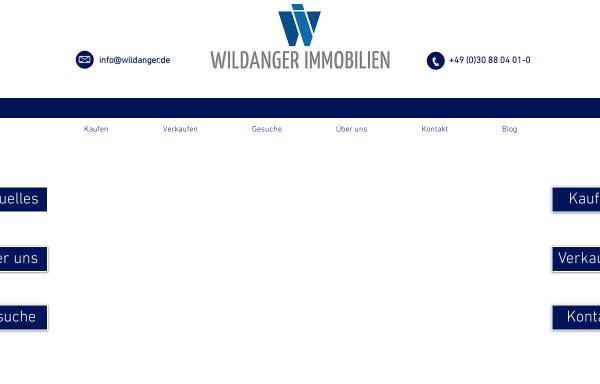 Vorschau von www.wildanger.de, Wildanger Immobilien